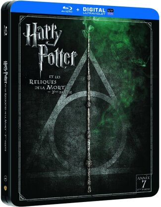 Harry Potter et les reliques de la mort - Partie 2 (2011) (Limited Edition, Steelbook, 2 Blu-rays)