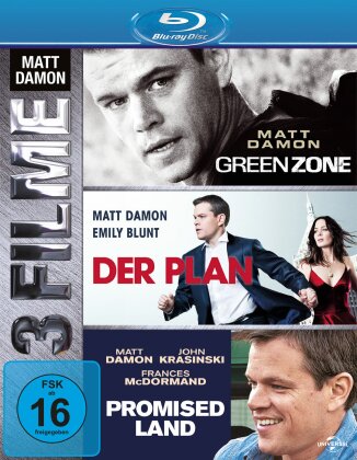 Matt Damon - 3 Filme (3 Blu-rays)