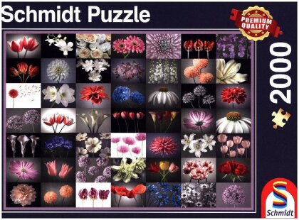 Blumengruss - 2000 Teile Puzzle