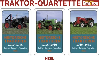 Traktor-Quartett - Historische Traktoren 3er-Set