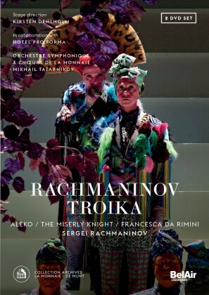 Symphony Orchestra of la Monnaie, Mikhail Tatarnikov & Sergey Semishkur - Rachmaninov - Troika - Aleko / The Miserly Knight / Francesca da Rimini (Bel Air Classique, 2 DVD)