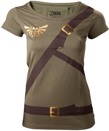 Zelda - Female Link's Shirt with Printed Straps