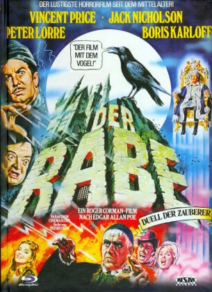 Der Rabe - Duell der Zauberer (1963) (Cover A, Uncut, Édition Limitée, Mediabook, Blu-ray + DVD)