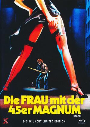 Die Frau mit der 45er Magnum (1981) (Cover A, Edizione Limitata, Mediabook, Uncut, Blu-ray + DVD)