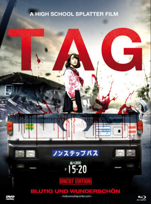 Tag (2015) (Uncut Edition, Cover A, Édition Limitée, Mediabook, Blu-ray + DVD)