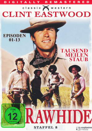 Rawhide - Staffel 8 (Classic Western, Digitally Remastered, s/w, 4 DVDs)