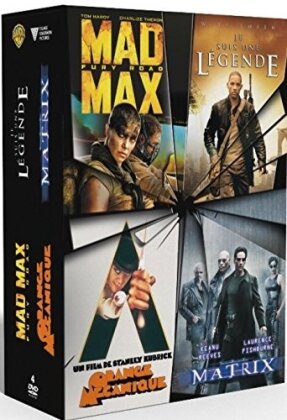 Mad Max - Fury Road / Matrix / Je suis une légende / Orange mécanique (4 DVDs)