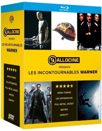 Allociné présente les Incontournables Warner - Full Metal Jacket / Gravity / Gran Torino / Les affranchis / Matrix (5 Blu-rays)