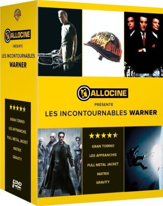 Allociné présente les Incontournables Warner - Full Metal Jacket / Gravity / Gran Torino / Les affranchis / Matrix (5 DVDs)