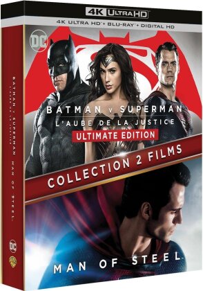 Batman v Superman - L'aube de la justice / Man of Steel (Édition Ultime, 2 4K Ultra HDs + 2 Blu-ray)