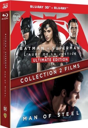 Batman v Superman - L'aube de la justice / Man of Steel (2 Blu-ray 3D + 3 Blu-rays)