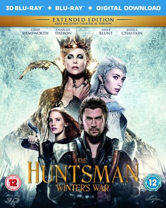 The Huntsman - Winter's War (2016) (Extended Edition, Versione Cinema, Blu-ray 3D + Blu-ray)