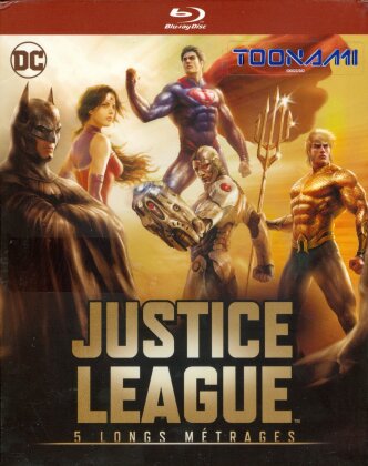 Justice League - 5 long métrages (5 Blu-rays)