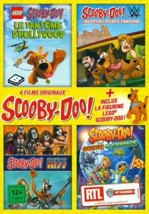 Scooby-Doo ! - Le Fantôme d'Hollywood / La Malédiction du pilote Fantôme / Rencotre avec Kiss / Et le monstre de l'espace (inclus figurine LEGO, 4 DVDs)