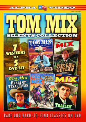Tom Mix Silents Collection (b/w, 5 DVDs)
