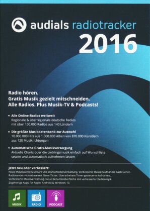 Audials Radiotracker 2016