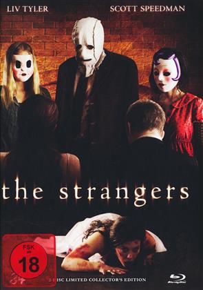 The Strangers (2008) (Cover B, Extended Edition, Unrated, Limited Collector's Edition, Mediabook, Blu-ray + DVD)