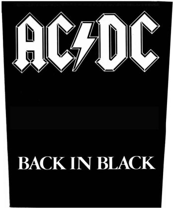 AC/DC - Back In Black Back Patch