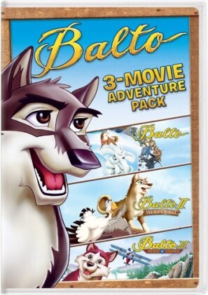 Balto / Balto 2: Wolf Quest / Balto 3: Wings of Change (3-Movie Adventure Pack, 2 DVDs)