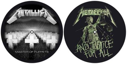 Metallica Slipmat Set - Master of Puppets / and Justice for All