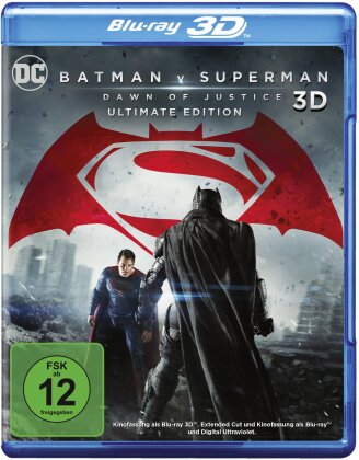 Batman v Superman - Dawn of Justice (2016) (Extended Edition, Kinoversion, Ultimate Edition, Blu-ray 3D + 2 Blu-rays)