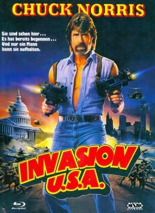 Invasion U.S.A. (1985) (Cover A, Limited Edition, Uncut, Mediabook, Blu-ray + DVD)