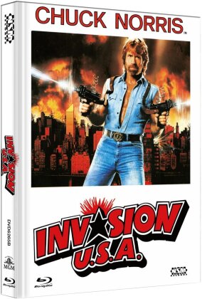 Invasion U.S.A. (1985) (Cover B, Limited Edition, Uncut, Mediabook, Blu-ray + DVD)