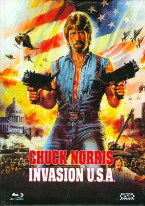 Invasion U.S.A. (1985) (Cover C, Limited Edition, Uncut, Mediabook, Blu-ray + DVD)