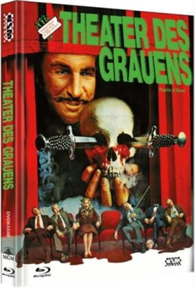 Theater des Grauens (1973) (Cover B, Mediabook, Blu-ray + DVD)