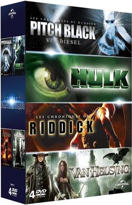 Pitch Black / Hulk / Les chroniques de Riddick / Van Helsing (4 DVDs)