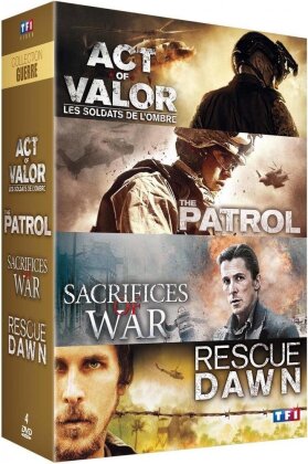Act of Valor / The Patrol / Sacrifices of War / Rescue Dawn (4 DVDs)