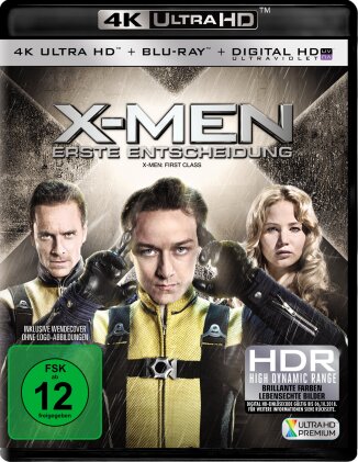 X-Men: Erste Entscheidung (2011) (4K Ultra HD + Blu-ray)