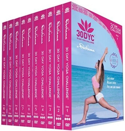 30 Day Yoga Challenge - Box Set (Dashama, 10 DVD)