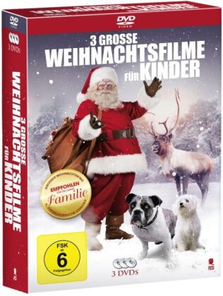 3 Grosse Weihnachtsfilme für Kinder (3 DVDs)