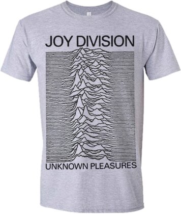 Joy Division - Unknown Pleasures (Grey) (T-Shirt Unisex Tg. M)