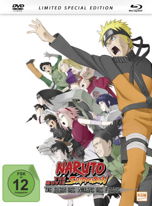 Naruto Shippuden - The Movie - Die Erben des Willens des Feuers (2009) (Limited Special Edition, Mediabook, Blu-ray + DVD)