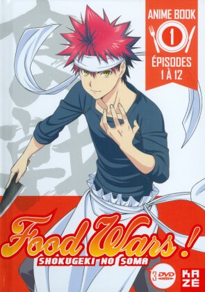 Food Wars! - Shokugeki no Soma - Vol. 1: Saison 1 - Partie 1/2 (Anime Book Editon, 3 DVDs)