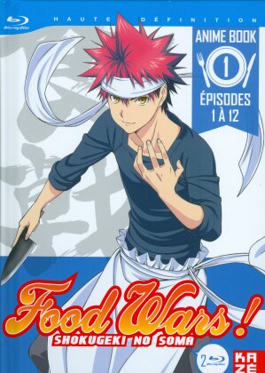 Food Wars! - Shokugeki no Soma - Vol. 1: Saison 1 - Partie 1/2 (Anime Book Edition, 2 Blu-rays)