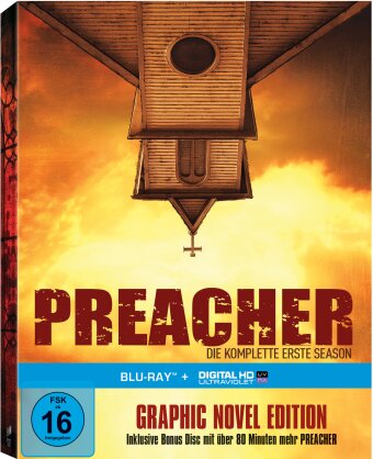 Preacher - Staffel 1 (Hardcover-Comic , Limited Edition, 4 Blu-rays + Book)