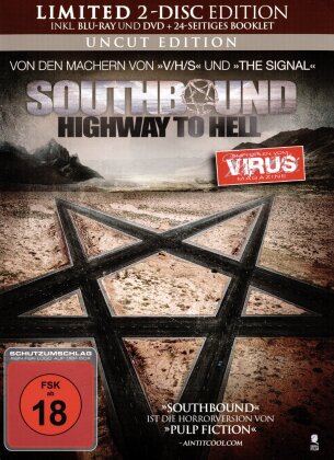 Southbound - Highway to Hell (2015) (Limited Edition, Mediabook, Uncut, Blu-ray + DVD)