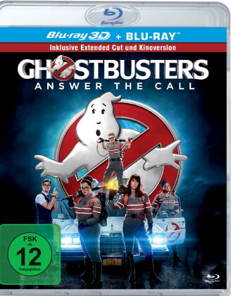 Ghostbusters (2016) (Extended Edition, Cinema Version, Blu-ray 3D + Blu-ray)