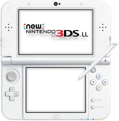 New 3DS Konsole XL Pearl White (ohne Netzteil) - Size XL