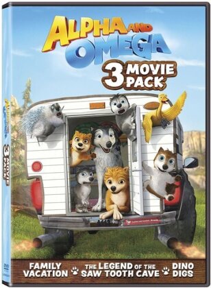 Alpha and Omega - 3 Movie Pack - Family Vacation / The Legend of the Saw Tooth Cave / Dino Digs (3 DVDs)
