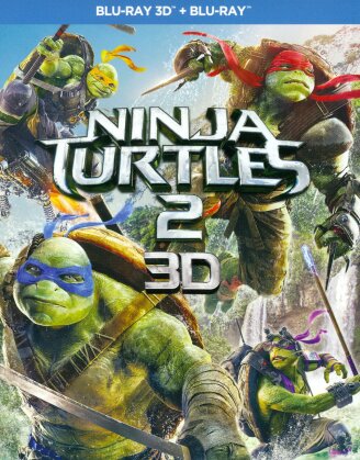 Ninja Turtles 2 (2016) (Blu-ray 3D + Blu-ray)