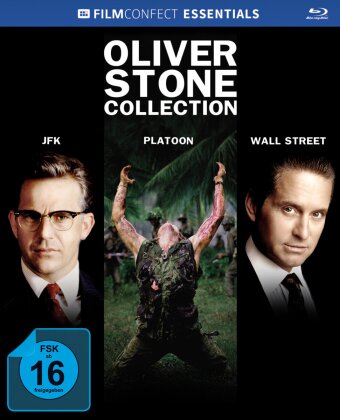 Oliver Stone Collection (Filmconfect Essentials, Mediabook, Limited Edition, 3 Blu-rays)