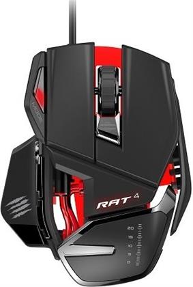 RAT 4 Gaming Mouse - black/red