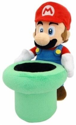 Nintendo: Mario mit Rohr - Plüsch 26cm