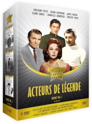 Acteurs de légende - Coffret Vol. 3 (Collection Hollywood Legends, 3 DVDs)