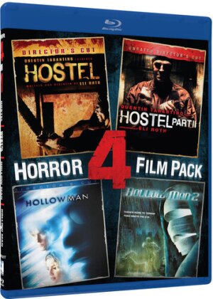 Hostel / Hostel Ii / Hollow Man / Hollow Man 2 (Horror 4 Film Pack, 2 Blu-rays)