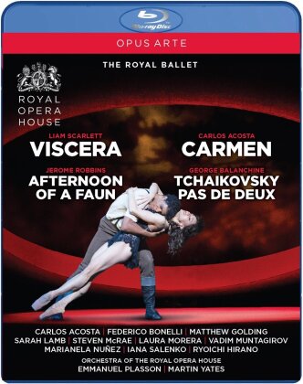 Royal Ballet, Orchestra of the Royal Opera House & Carlos Acosta - Viscera, Carmen, Afternoon of a Faun & Tchaikovsky pas de deux (Opus Arte)